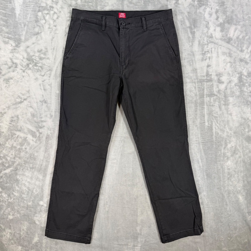 Levi's XX Chino Relaxed Straight Pants Men's Size 34x32 Charcoal Black